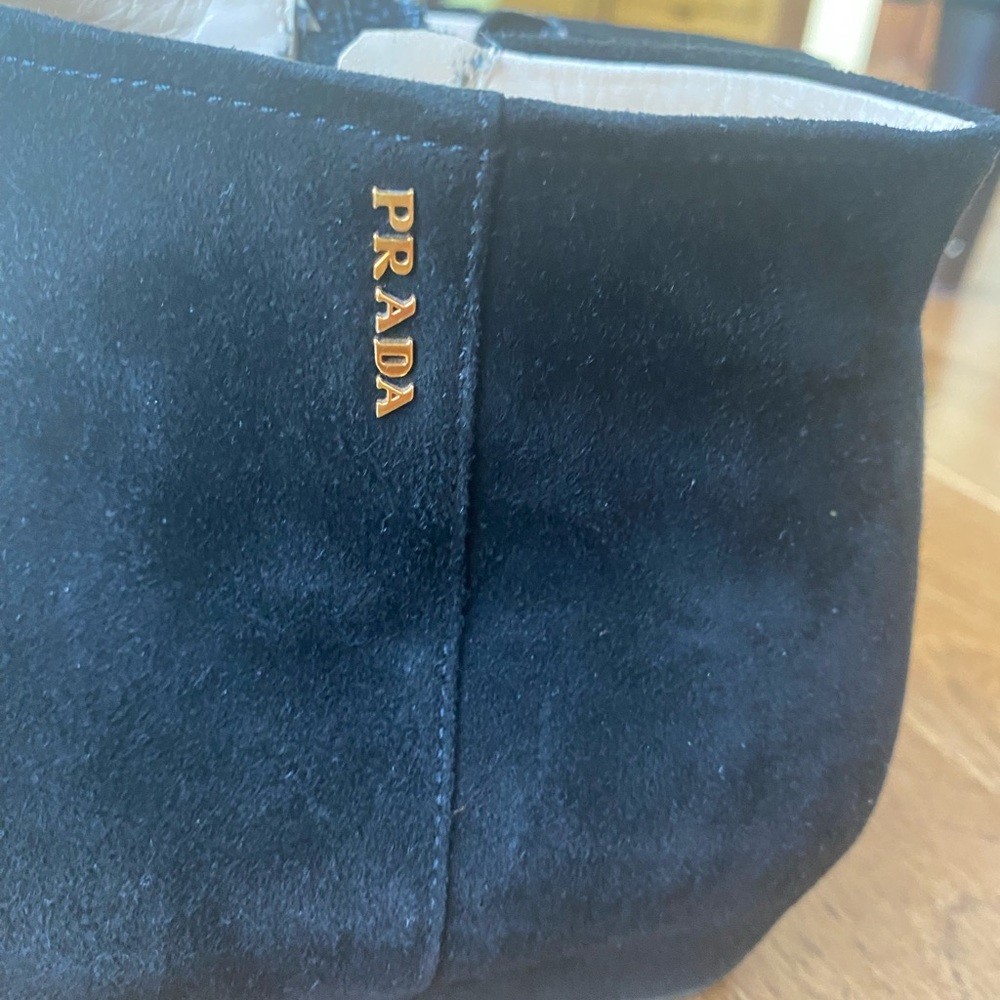 PRADA small wedge heel boots